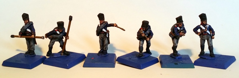 Two of the same packs of cannon meant duplicate crew models.